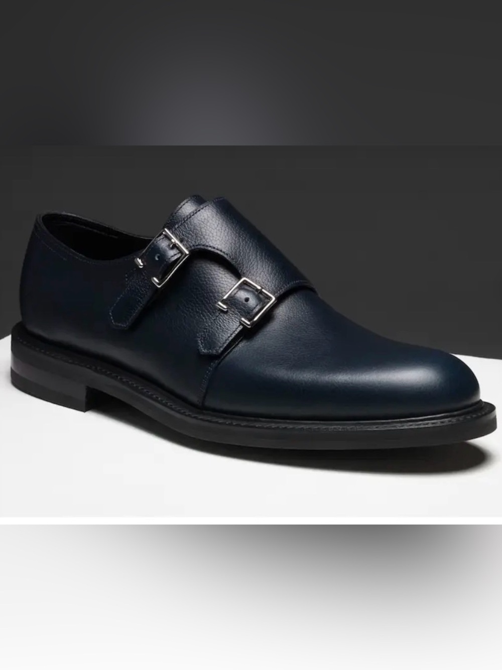 John Lobb Morval Double Monk Strap in Black, Size 12, New Condition!